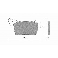 Τακάκια Daytona 84555 (FA436)(FD412) Τακάκια Daytona 84555 (FA436)(FD412)